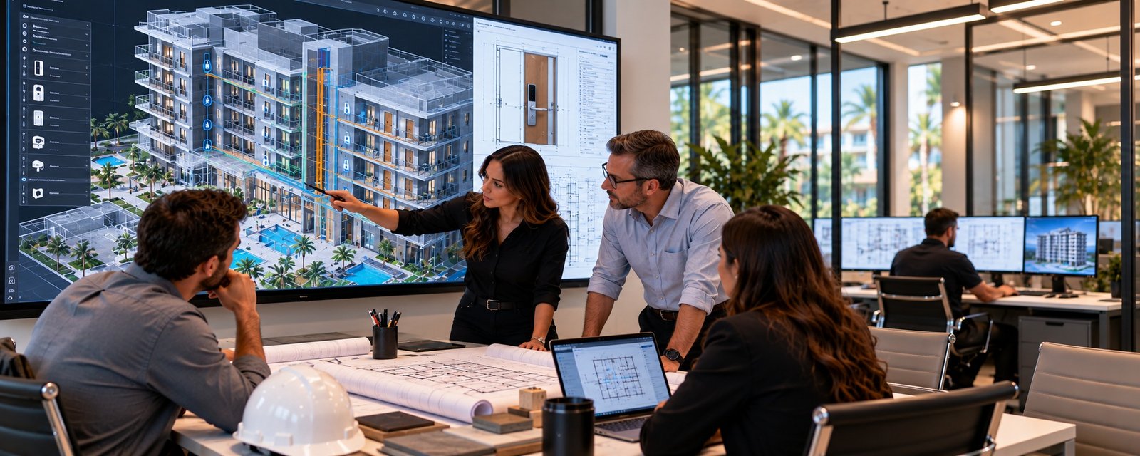 BIM and VDC coordination for multifamily access control